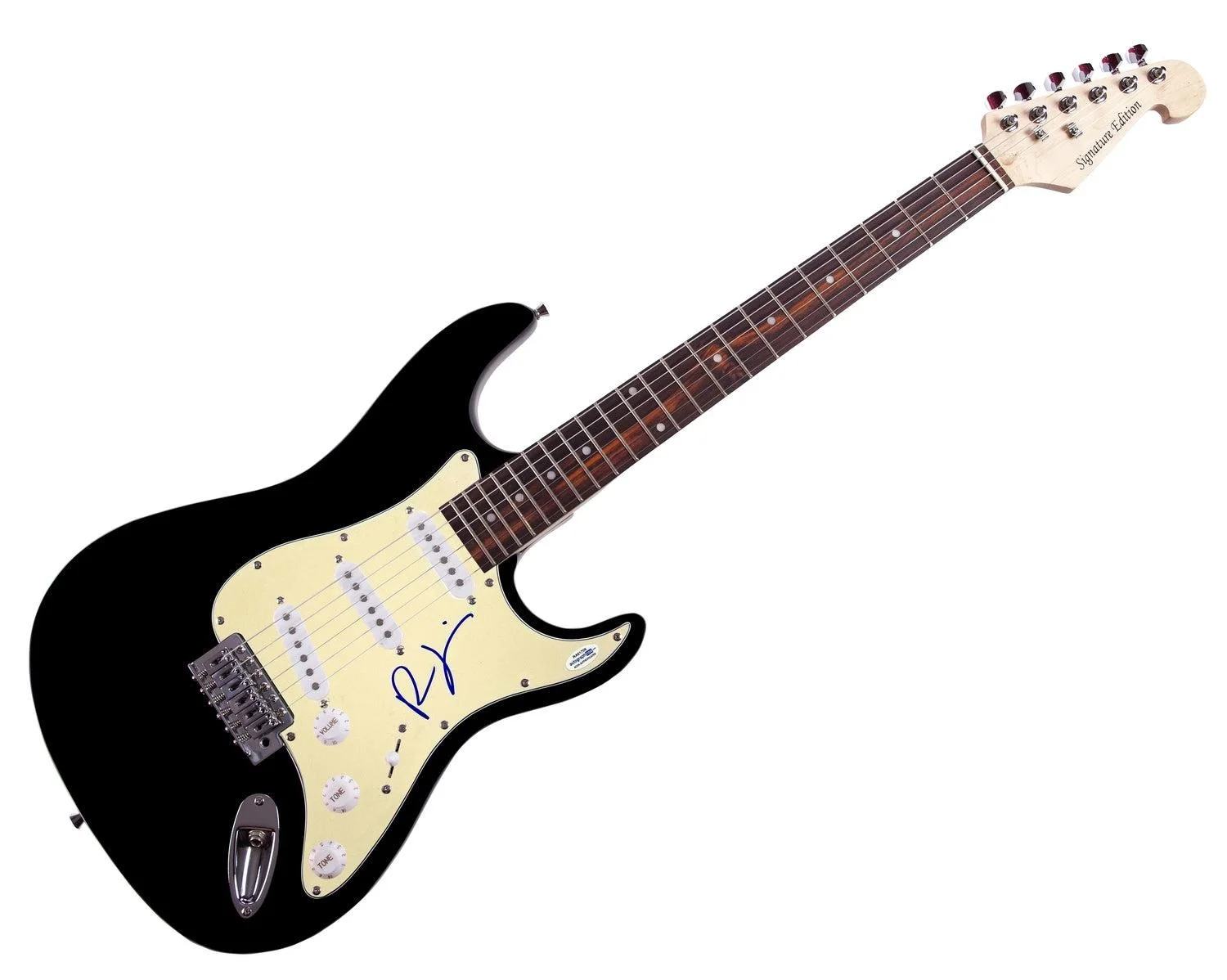 Robin Thicke Signed Autographed Guitar ACOA, image 3