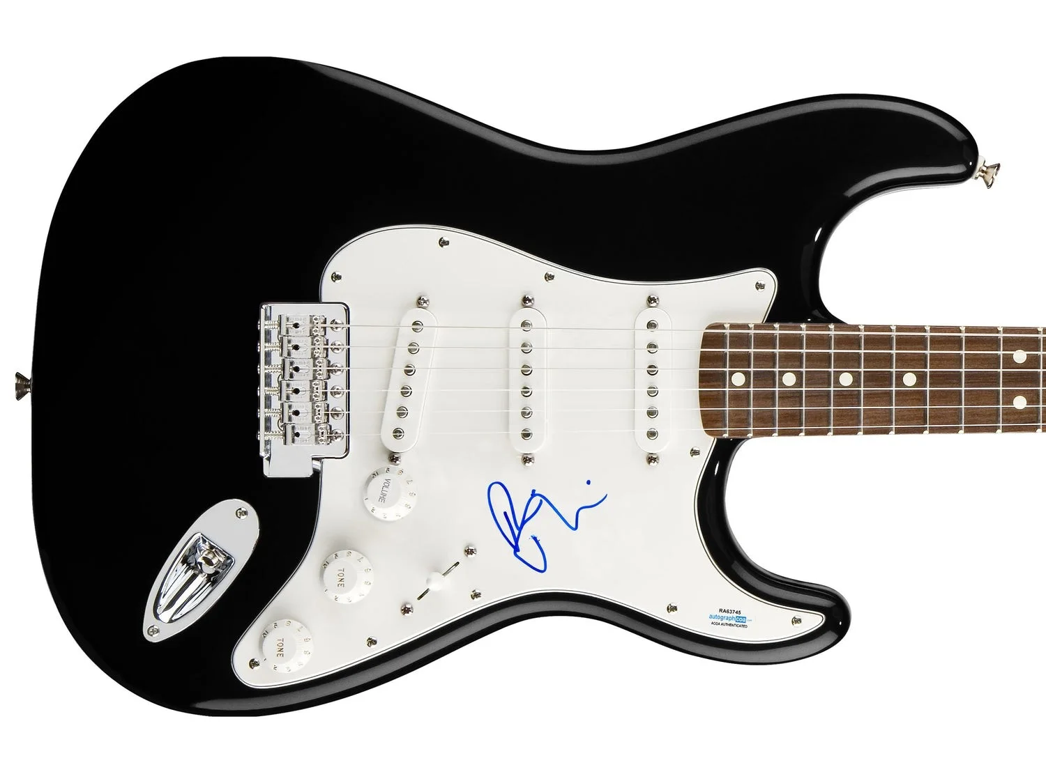 Robin Thicke Signed Autographed Guitar ACOA, image 2