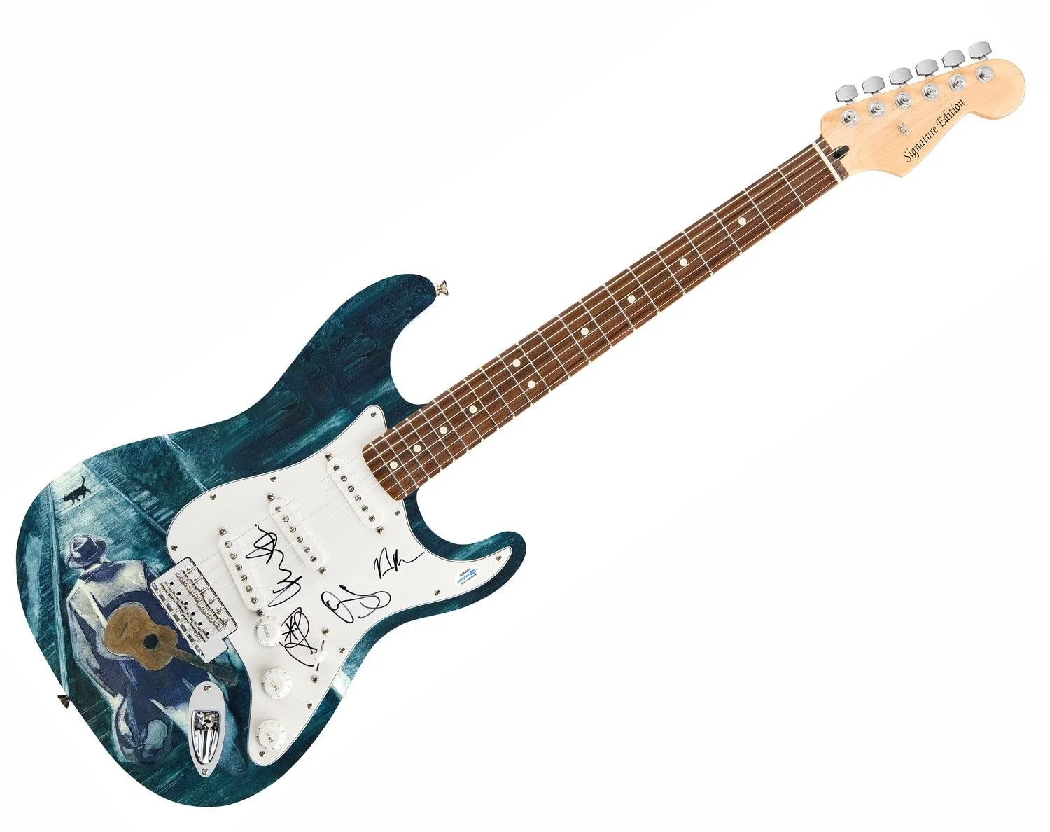 Robert Johnson Tribute Concert Living Colour + Signed Graphics Guitar Macy, изображение 3