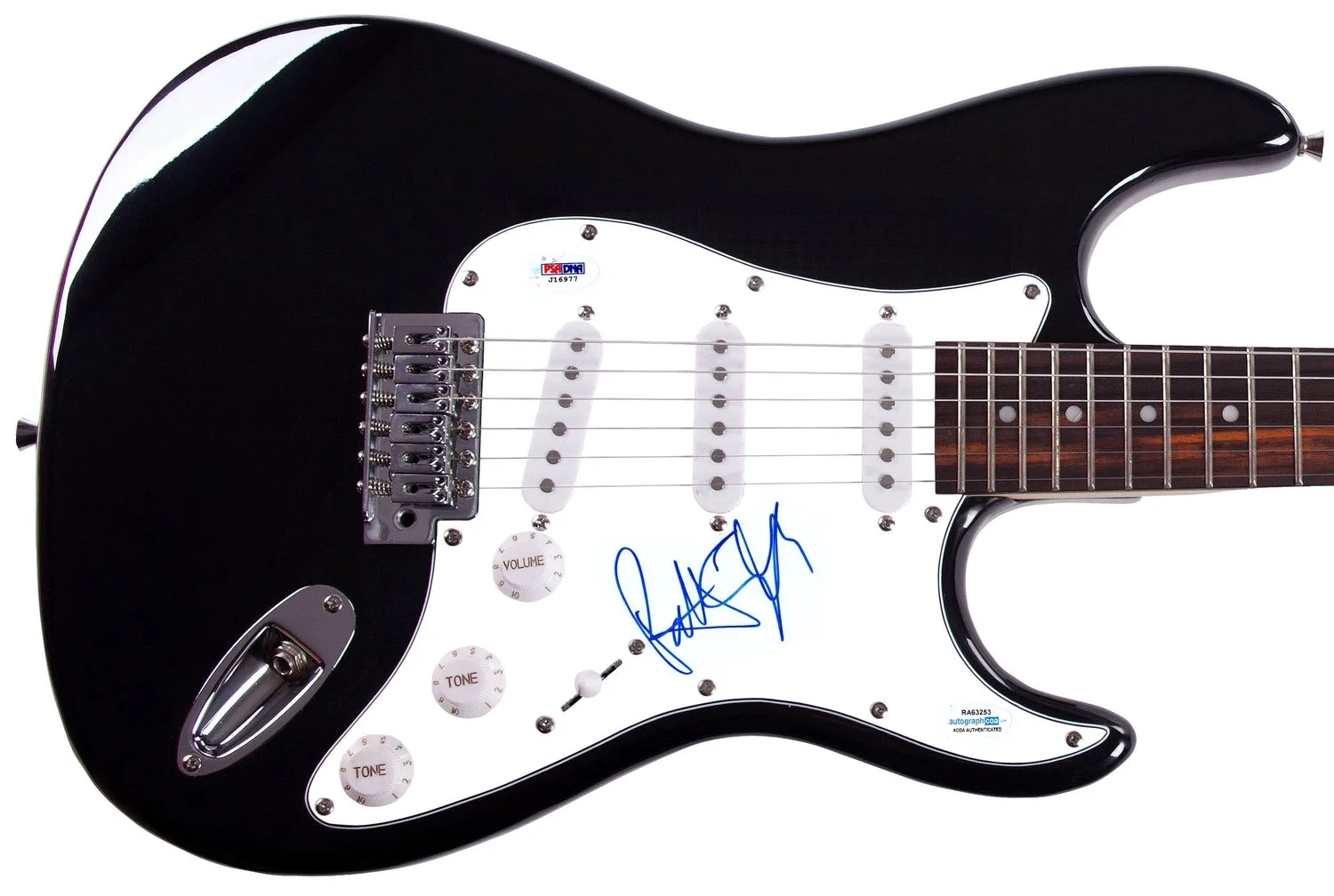 Patty Smyth Signed Autographed Guitar ACOA PSA, image 2