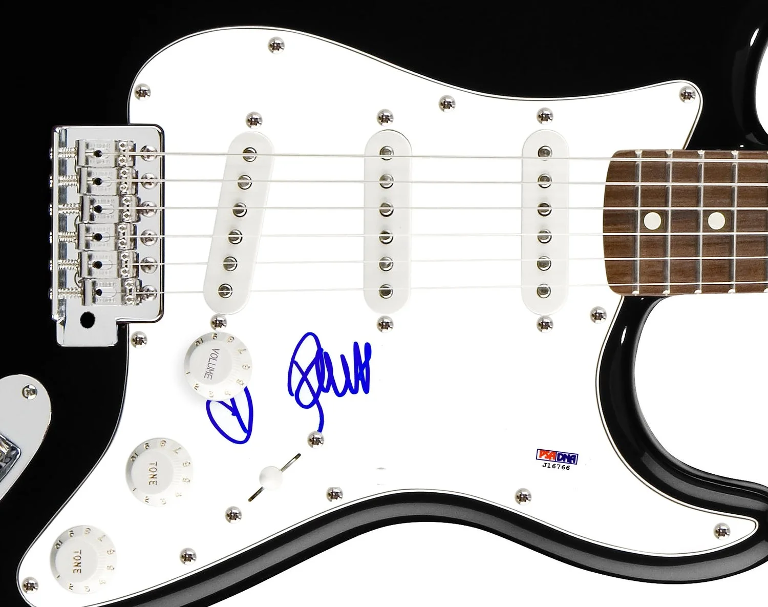 Paris Hilton Signed Autographed Guitar PSA, image 2