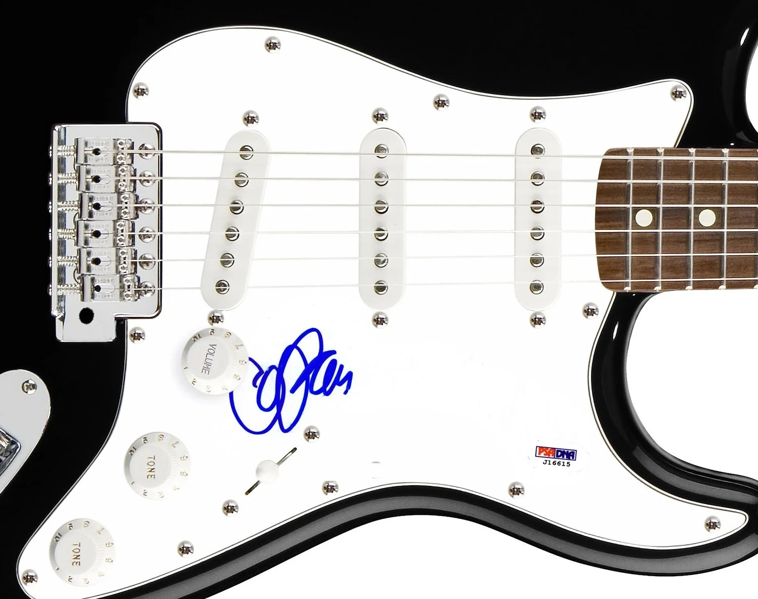 Paris Hilton Signed Autographed Guitar PSA, image 2