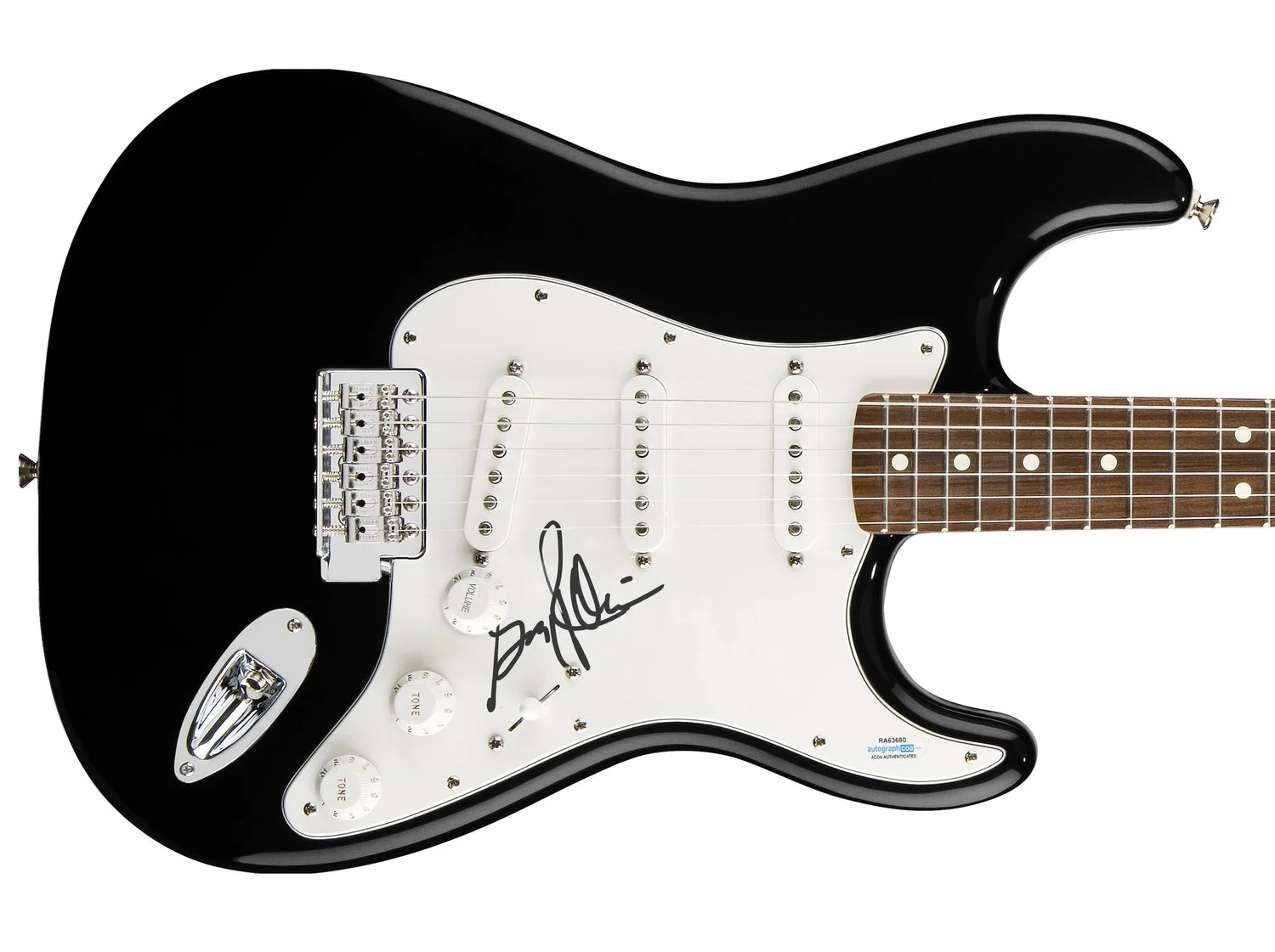Gregg Rolie Signed Autographed Guitar ACOA, image 2