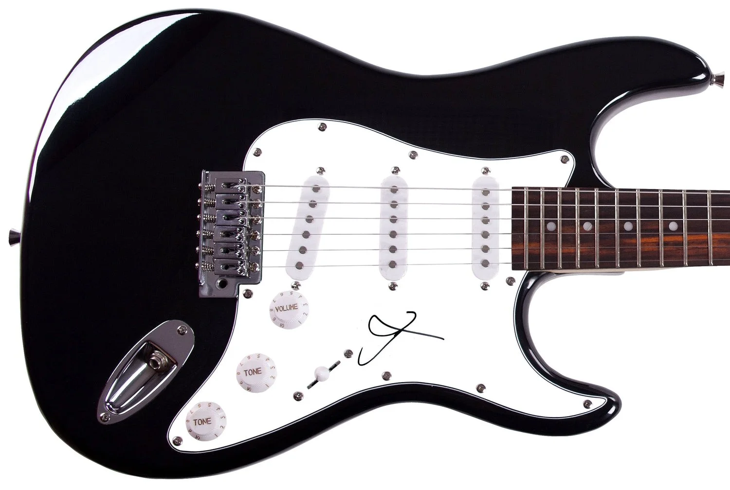 Fall Out Boy Pete Wentz Signed Autographed Guitar, image 2