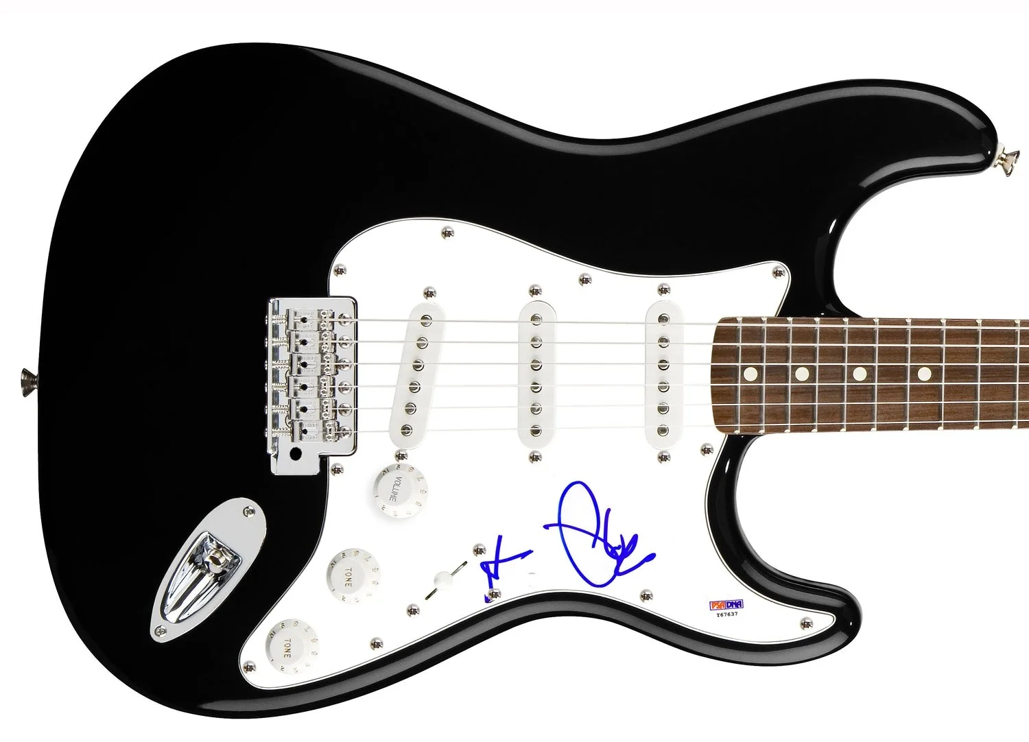 Fall Out Boy Signed X2 Autographed Guitar PSA, image 2