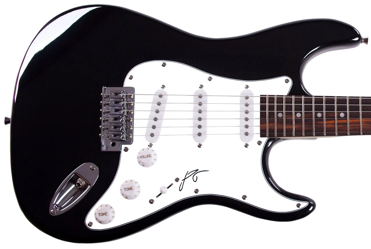 Fall Out Boy Pete Wentz Signed Autographed Guitar, image 2