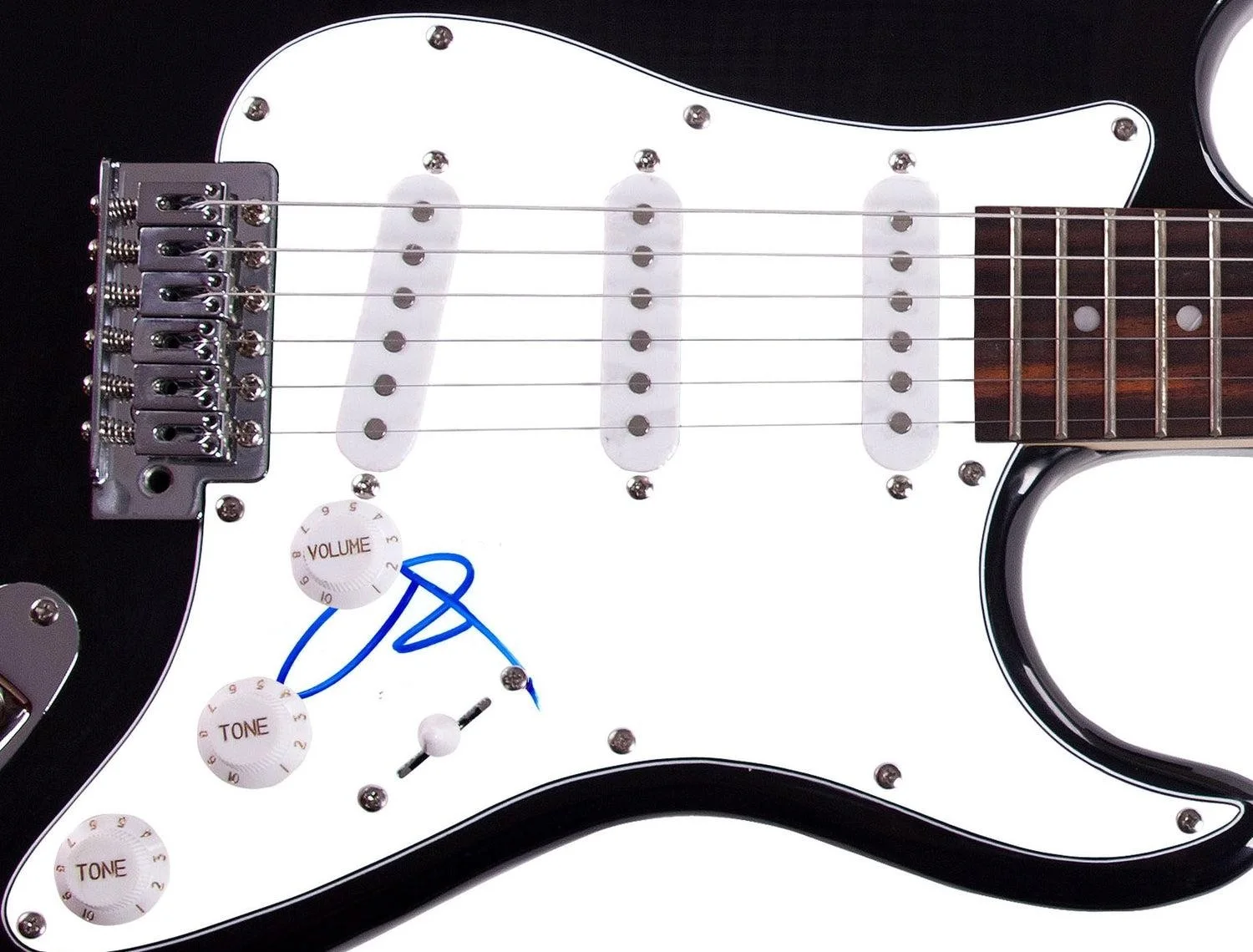 Fall Out Boy Pete Wentz Signed Autographed Guitar, image 3