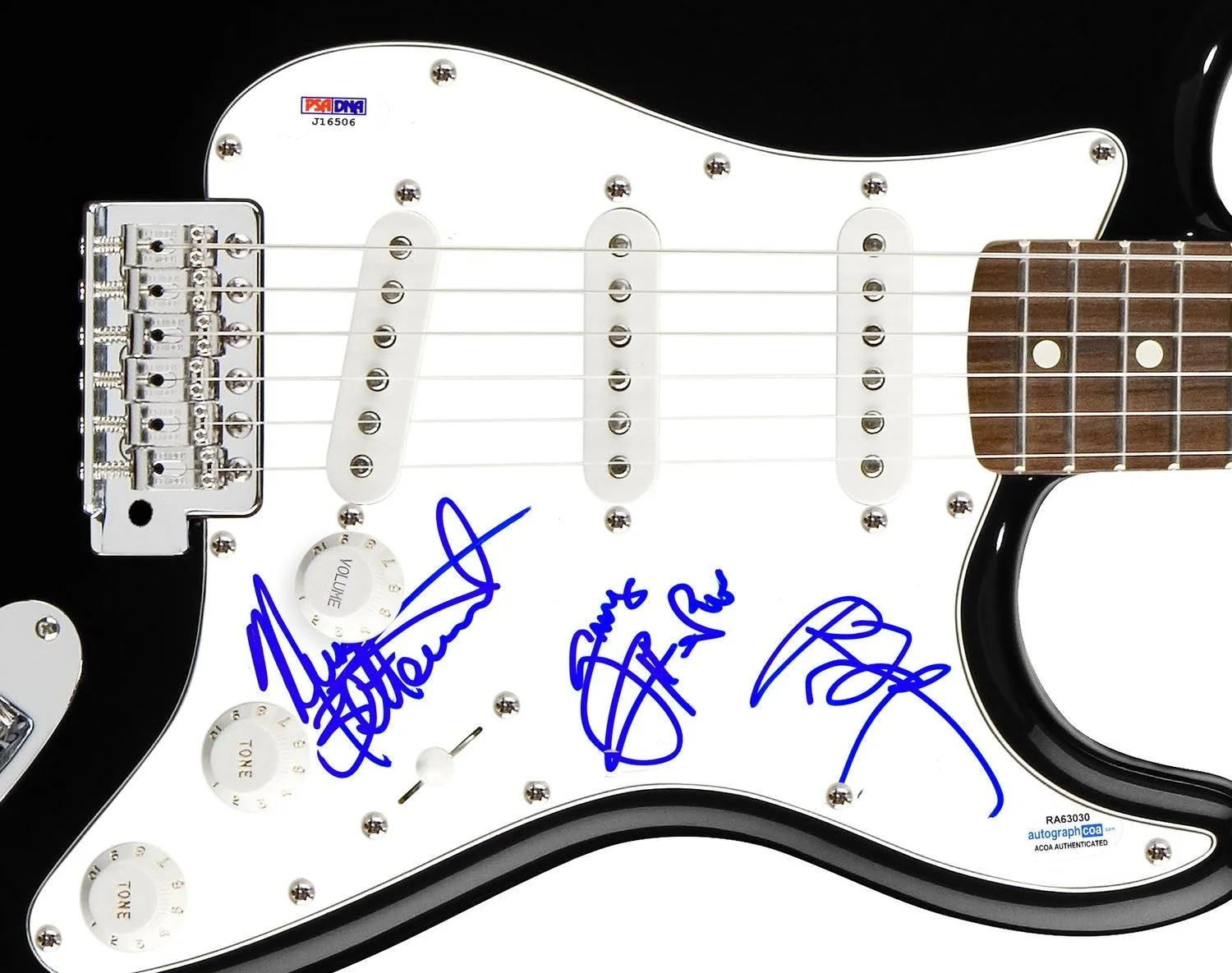 Extreme Signed X3 Autographed Guitar ACOA PSA, image 3