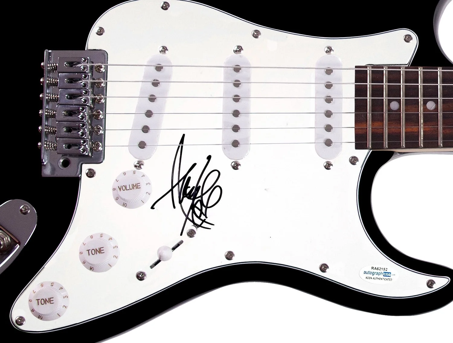 Evanescence Amy Lee Signed Autographed Guitar ACOA JSA, image 2