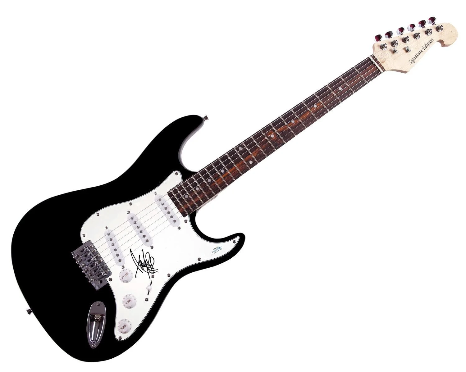 Evanescence Amy Lee Signed Autographed Guitar ACOA JSA, image 3