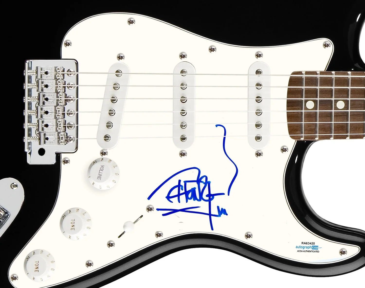 Cheech & Chong Tommy Chong Signed Autographed Guitar ACOA, image 2