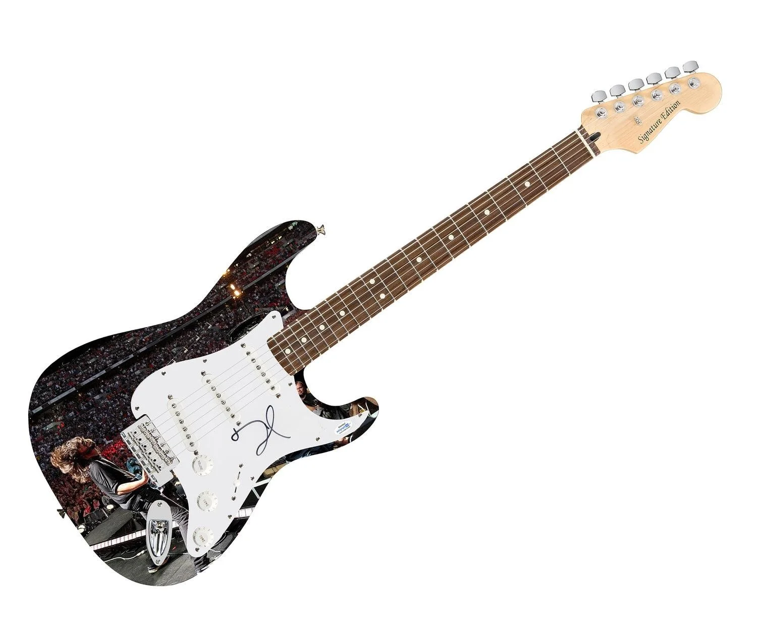 Dave Grohl Signed Autographed Custom Photo Graphics Guitar ACOA ACOA, image 3