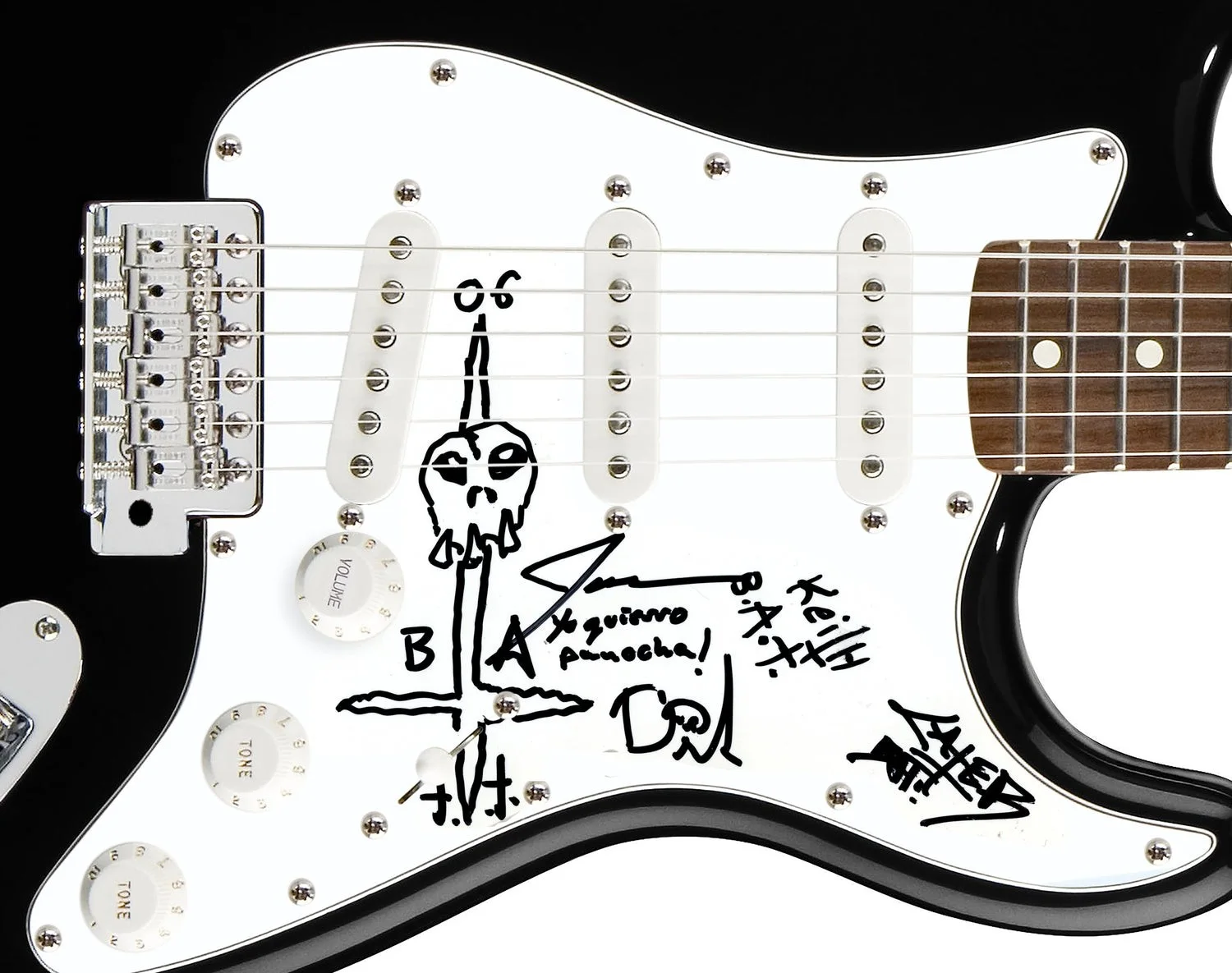 Bad Acid Trip Signed Autographed Guitar, image 2