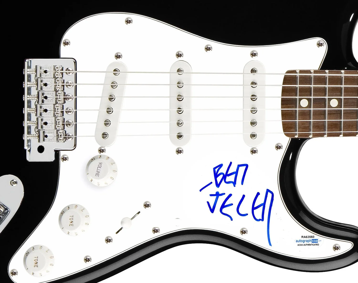 Ben Jelen Signed Autographed Guitar ACOA, image 2