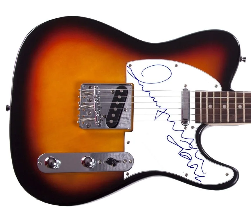 Luciano Pavarotti Signed Autographed Tele Guitar, image 2