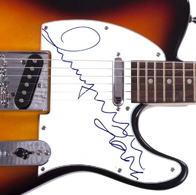 Luciano Pavarotti Signed Autographed Tele Guitar, image 3