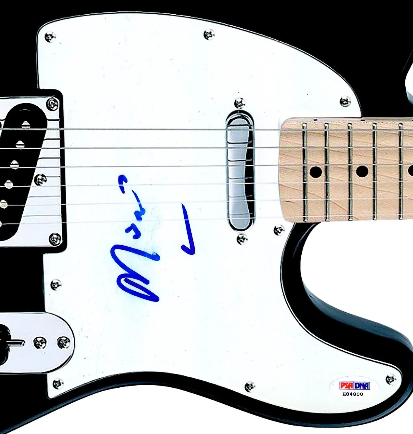 Monique Coleman High School Musical Signed Guitar PSA, image 3