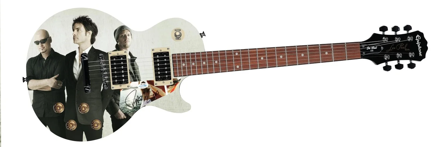 Train Epiphone Autographed Custom Photo Graphics Guitar ACOA, image 2