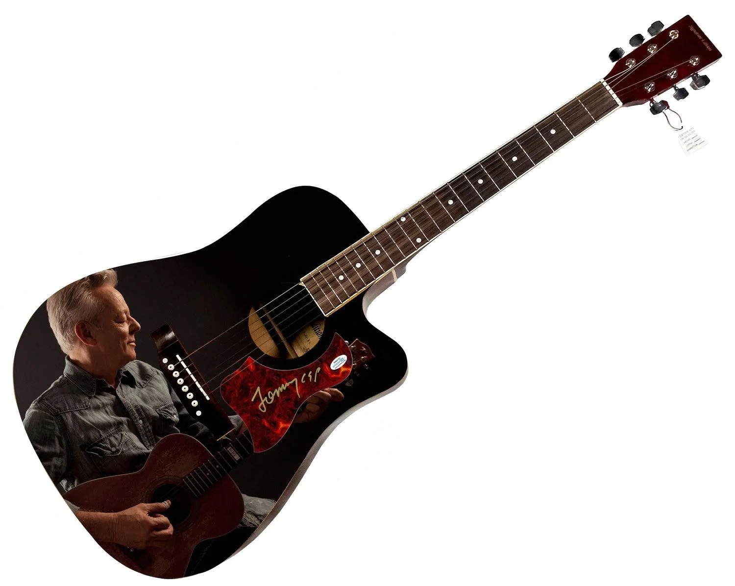 Tommy Emmanuel Signed Custom Graphics 1/1 Acoustic Guitar ACOA, image 3