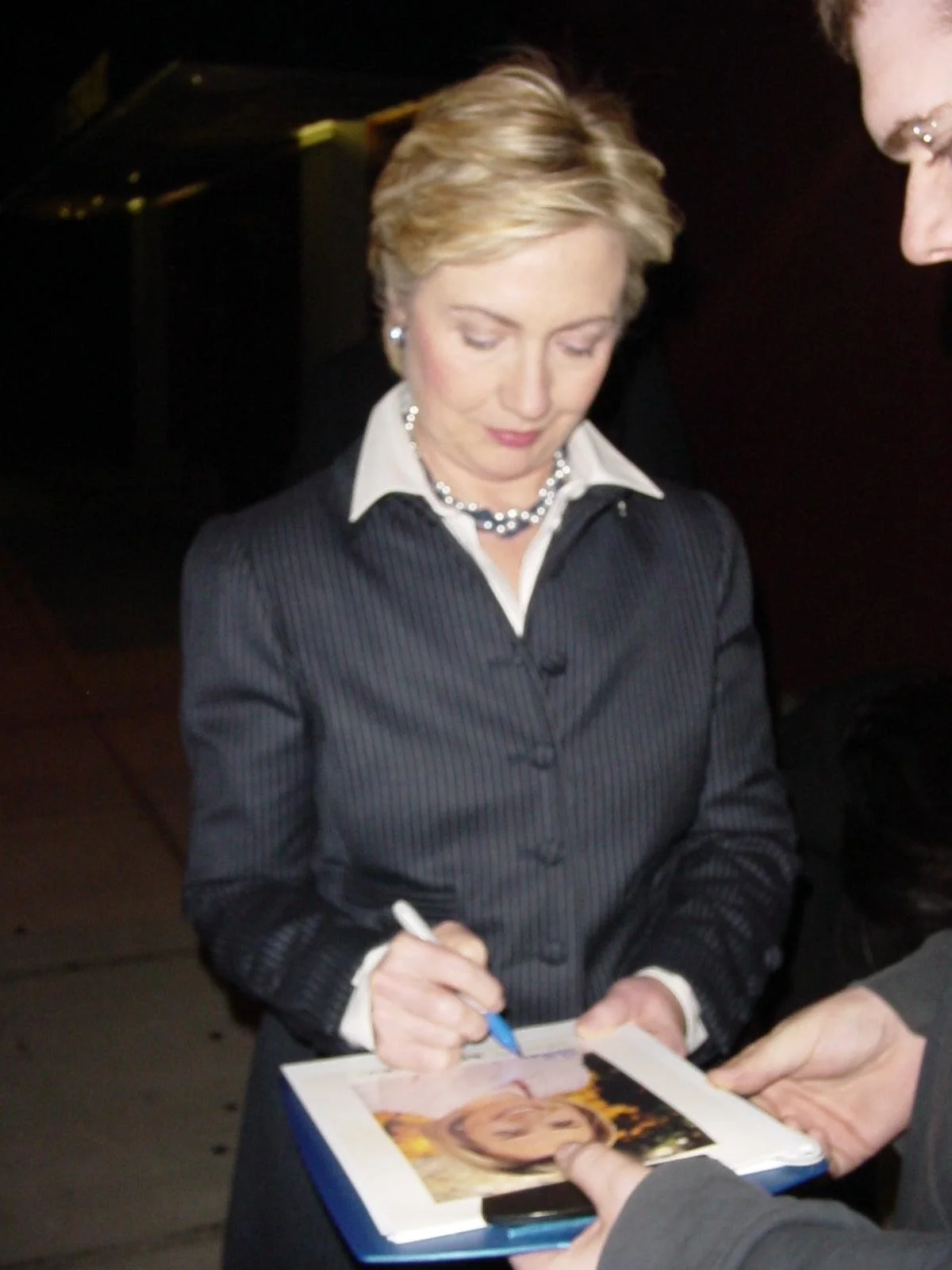 Hillary Clinton Signed Autographed Custom Photo Graphics Guitar ACOA ACOA, image 5