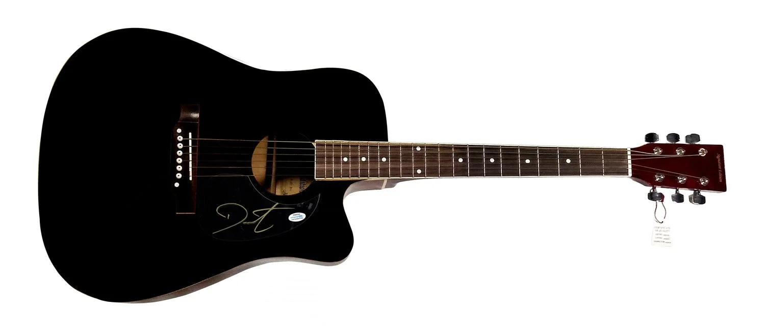 Delbert McClinton Signed Autographed Signature Edition Acoustic Guitar ACOA, image 2