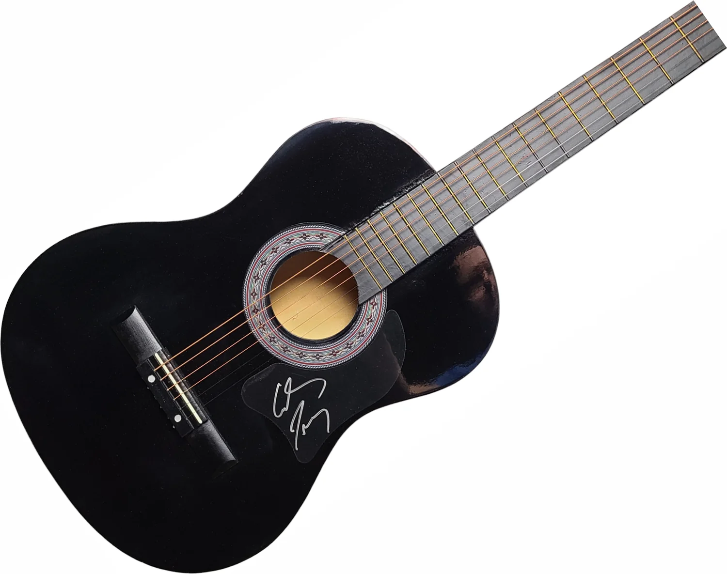 Cowboy Troy Signed Autographed Acoustic Guitar, image 3