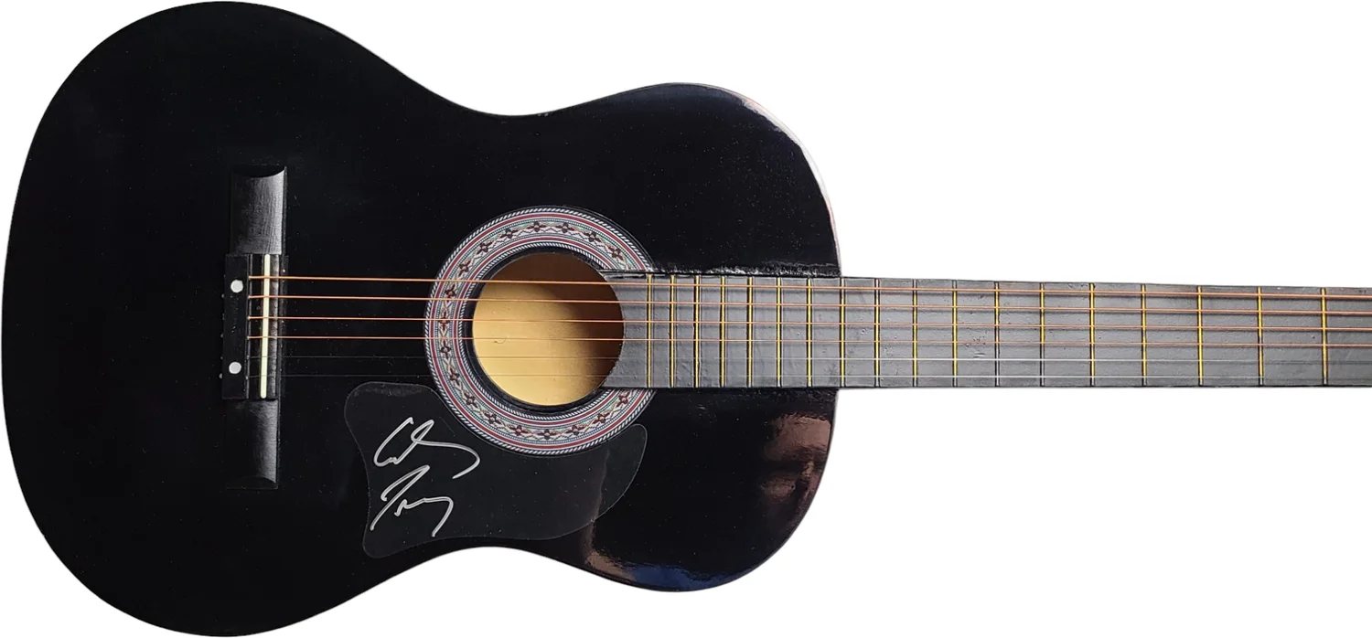 Cowboy Troy Signed Autographed Acoustic Guitar, image 4