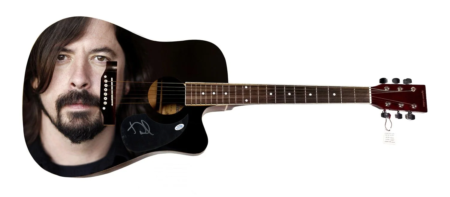 Dave Grohl Signed Autographed Acoustic Graphics Guitar ACOA ACOA, image 2