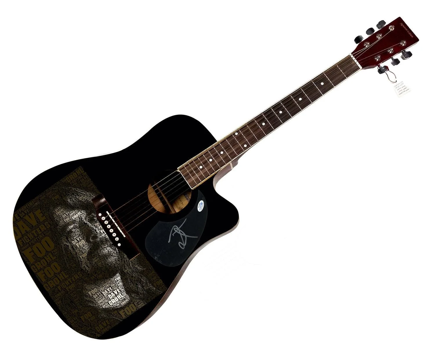 Dave Grohl Signed Autographed Acoustic Graphics Guitar ACOA ACOA, image 3