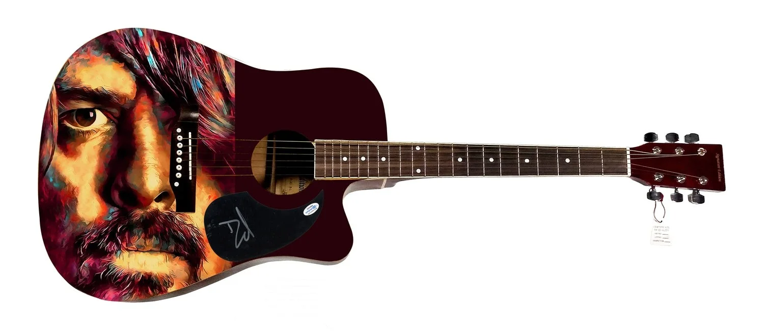 Dave Grohl Signed Autographed Acoustic Graphics Guitar ACOA ACOA, image 2