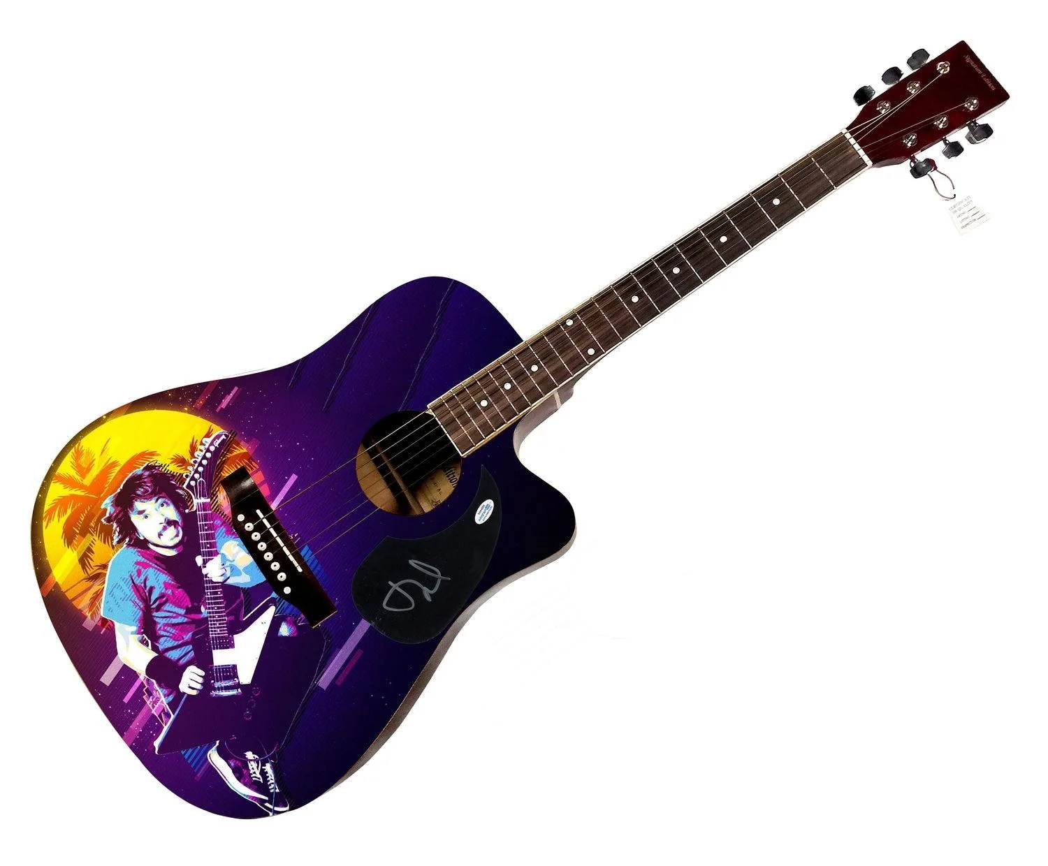 Dave Grohl Signed Autographed Acoustic Graphics Guitar ACOA ACOA, image 3