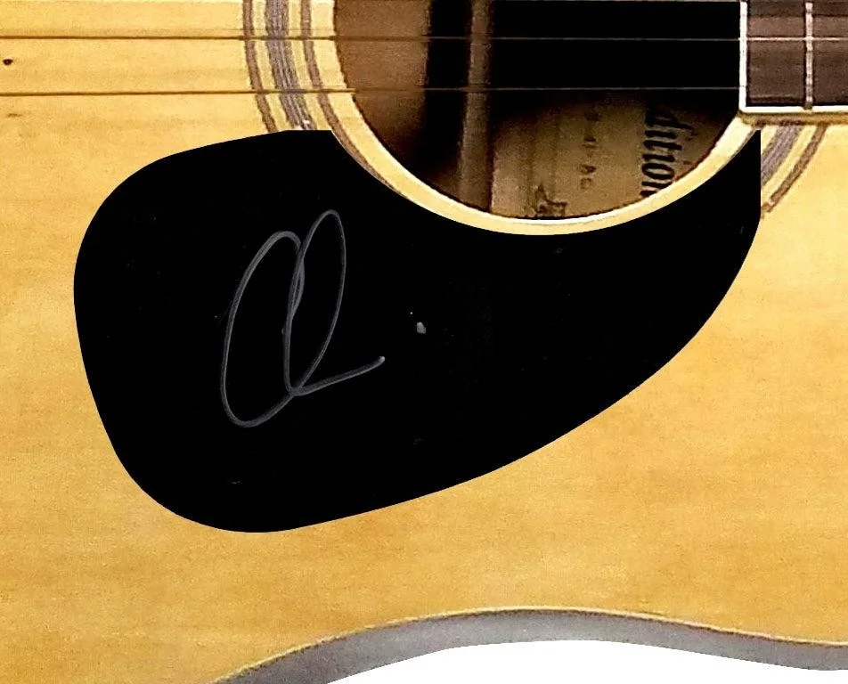 Adam Levine Autographed Maroon 5 Signed Acoustic Guitar, image 3