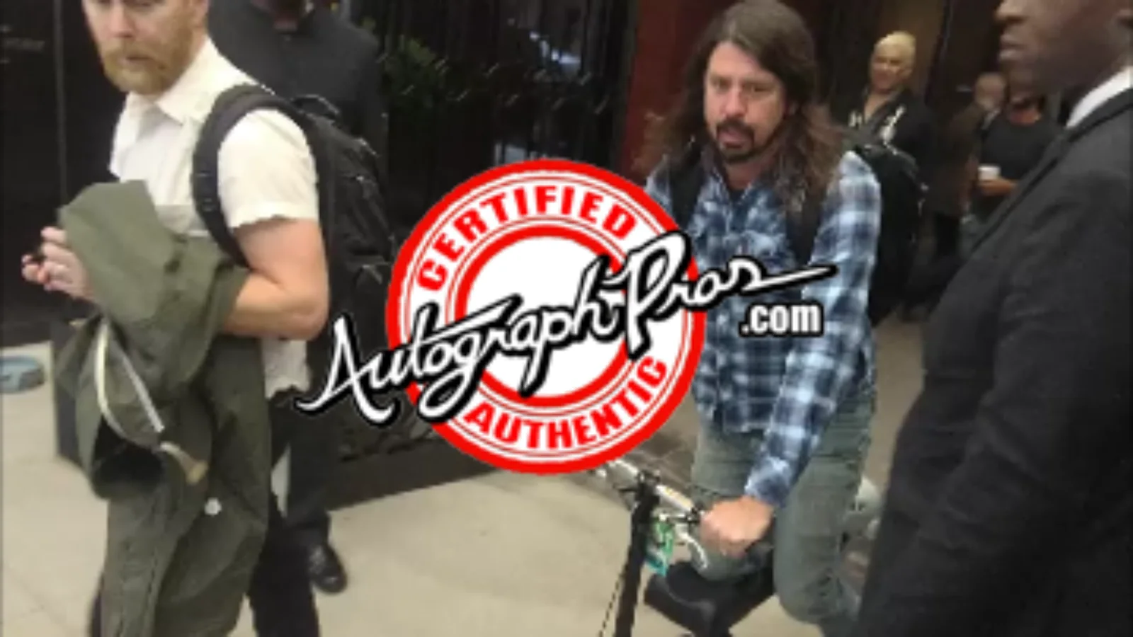 Nirvana Foo Fighters Dave Grohl Autographed Framed 24x36 Canvas Poster Exact Pro, image 4