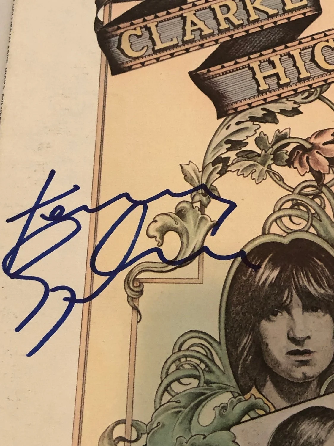 The Hollies Terry Sylvester CHSCE Signed Vinyl Album Lp, image 2