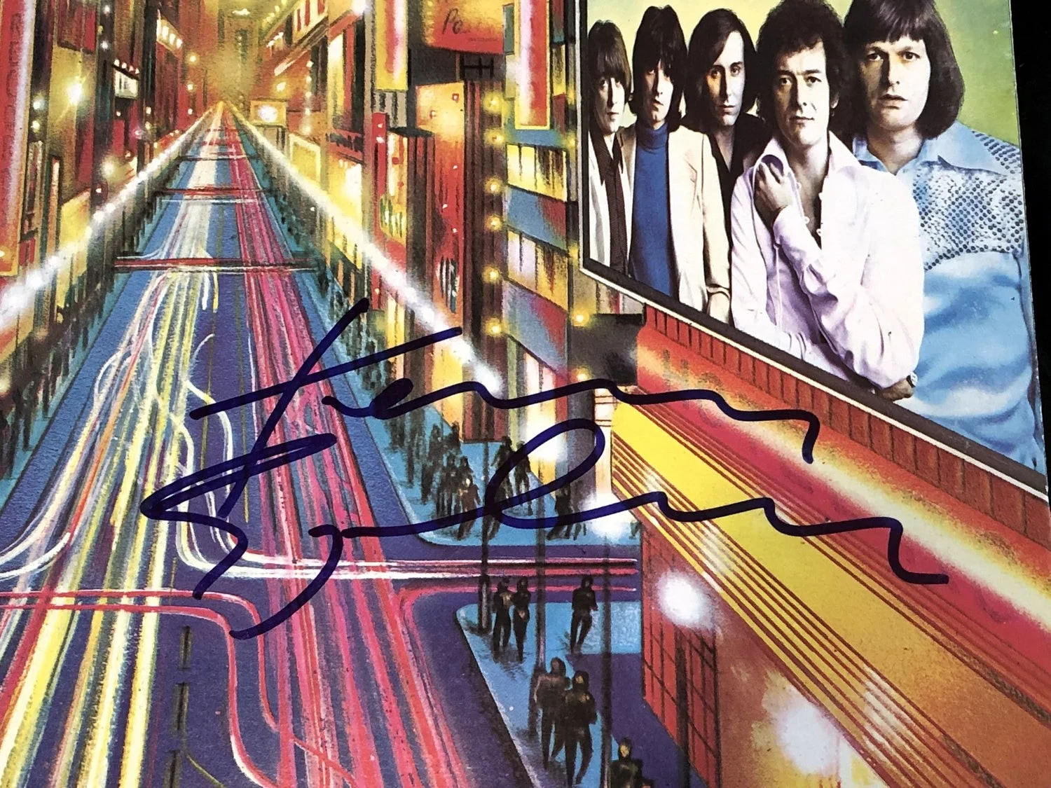 The Hollies Terry Sylvester Another Night Signed Vinyl Album Lp, изображение 2
