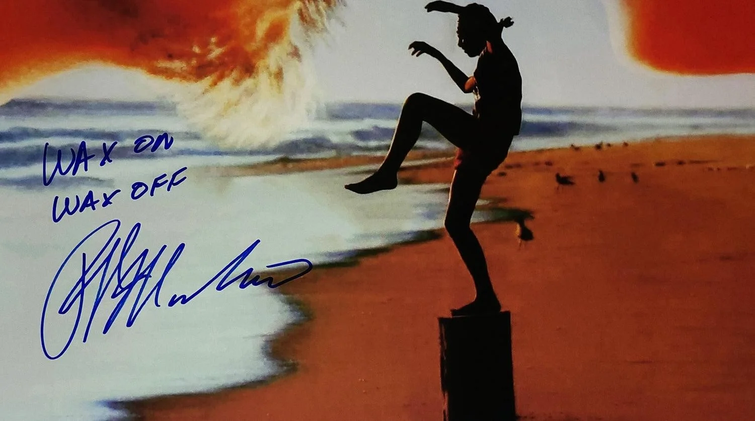 Ralph Macchio Autographed The Karate Kid 24x36 Poster Wax On Wax Off Exact Proof, изображение 3