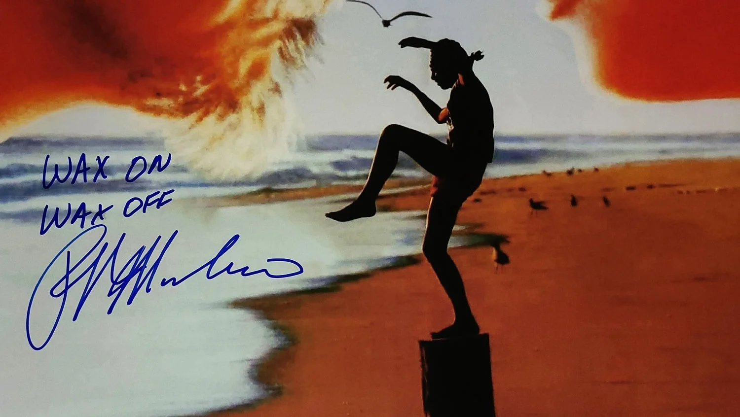 Ralph Macchio Autographed The Karate Kid 24x36 Poster Wax On Wax Off Exact Proof, изображение 2