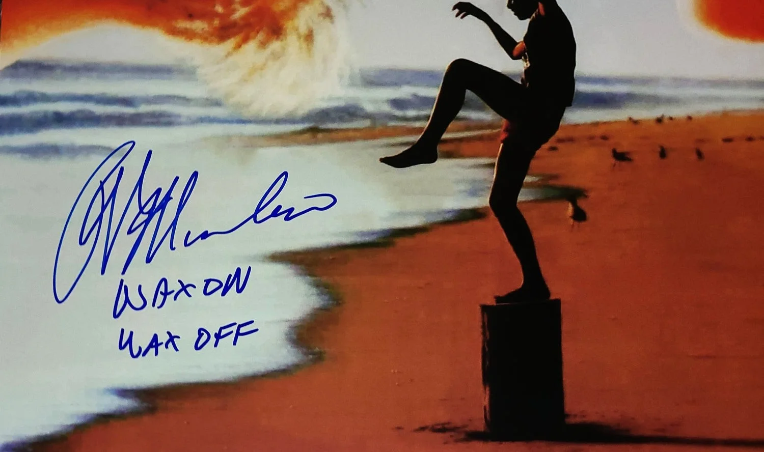 Ralph Macchio Autographed The Karate Kid 24x36 Poster Wax On Wax Off Exact Proof, изображение 2