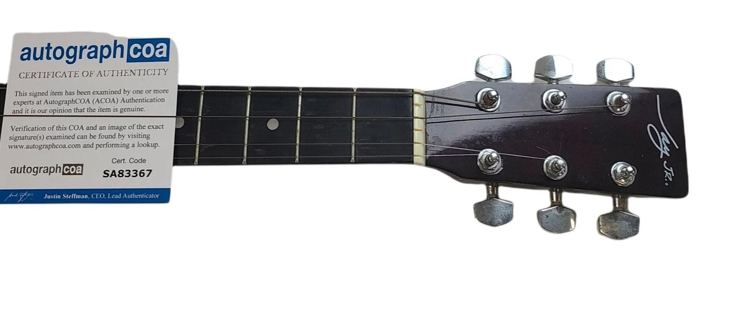 Les Paul Signed Autographed Jay Turser Guitar ACOA ACOA, image 3