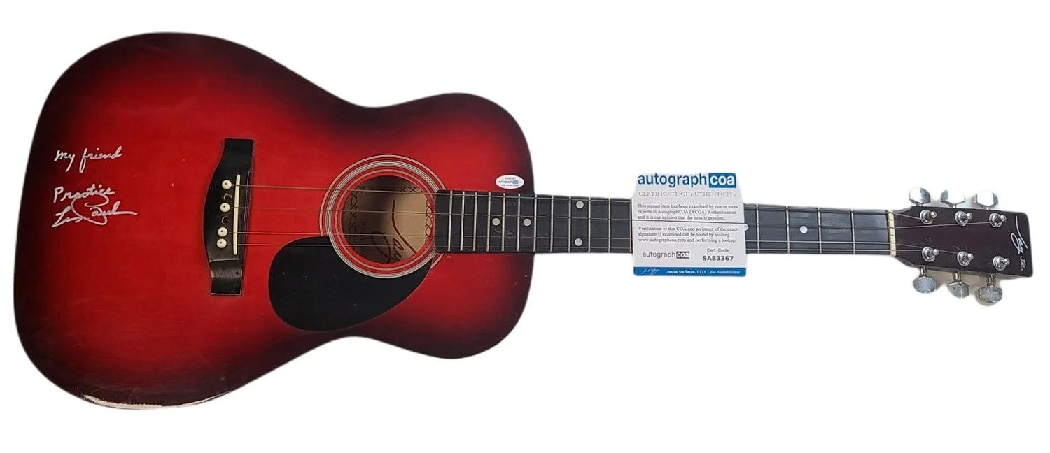 Les Paul Signed Autographed Jay Turser Guitar ACOA ACOA, image 4