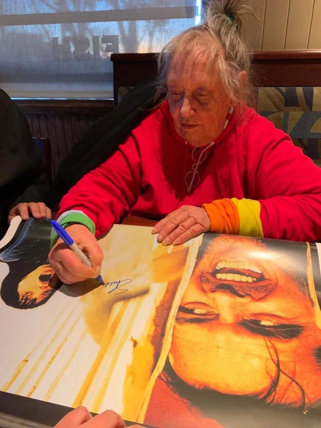 Shelley Duvall Signed The Shining Here's Johnny Axe 11x14 Photo ACOA, изображение 2