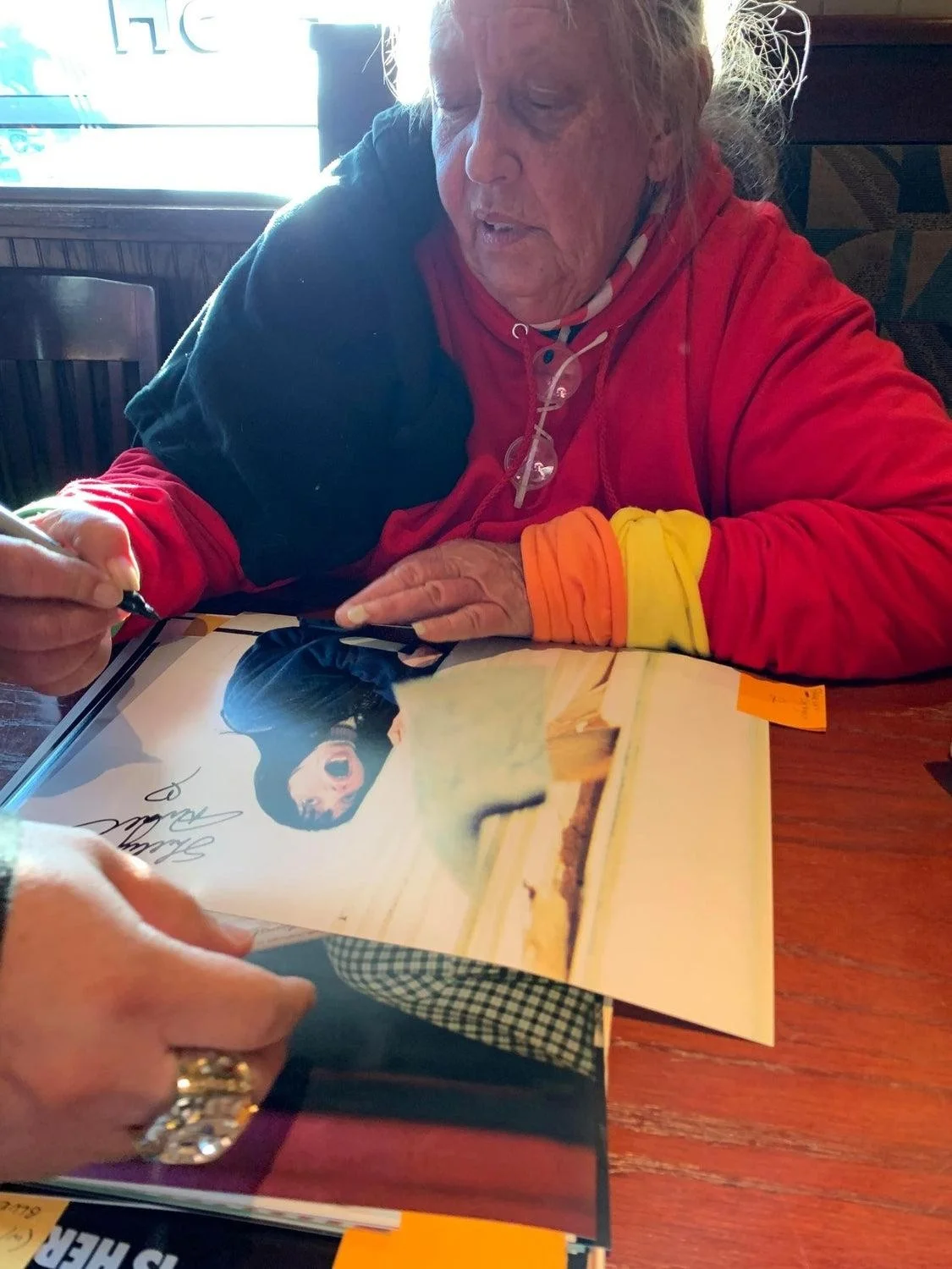 Shelley Duvall Signed The Shining Here's Johnny Axe 11x14 Photo ACOA, изображение 3