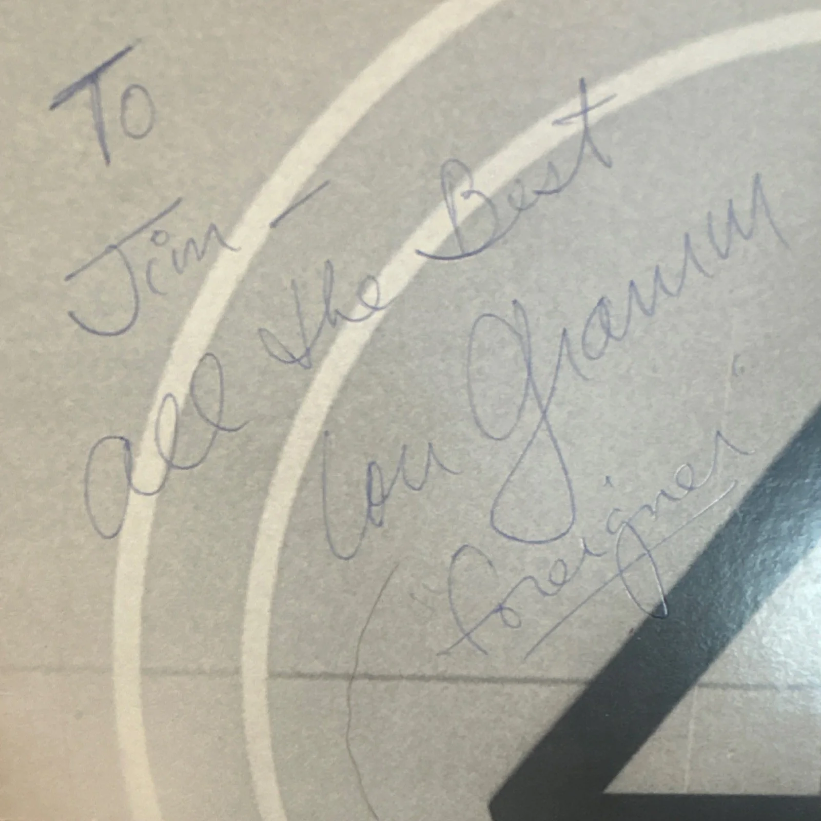 Foreigner 4 Original Vinyl Record Signed by Lou Gramm, image 2