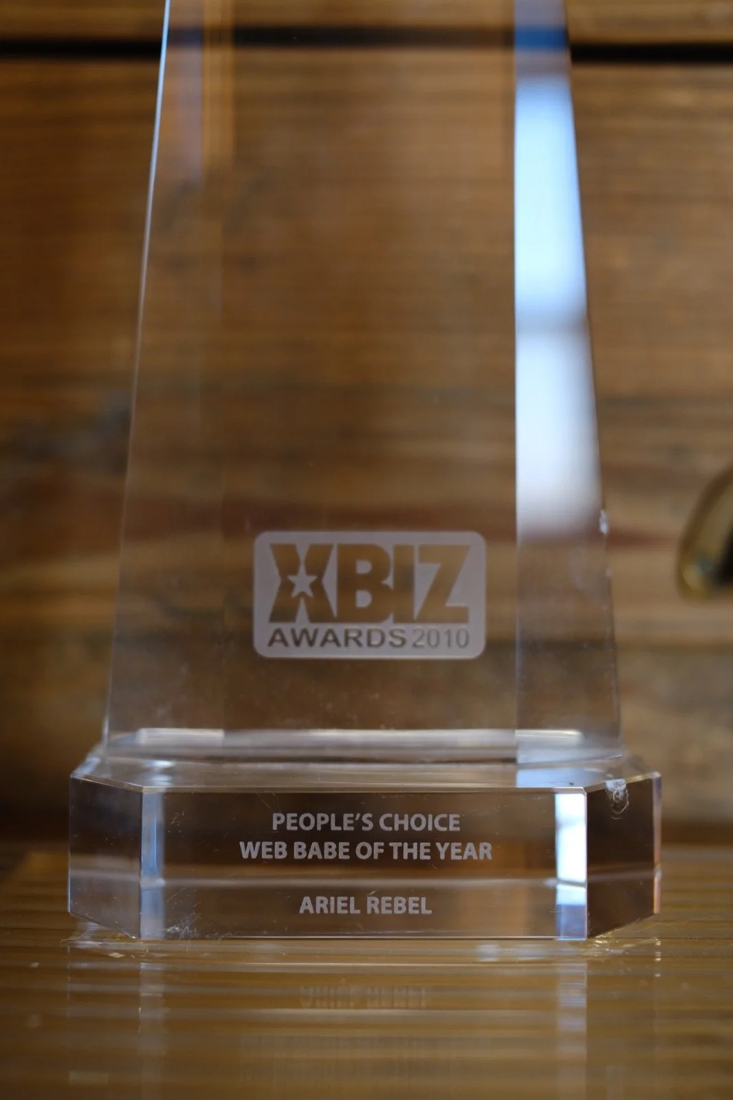 Ariel Rebel — Ariel Rebel SIGNED Collectors– XBIZ Award, Autographed Skateboard, Magazine, DVD, image 4
