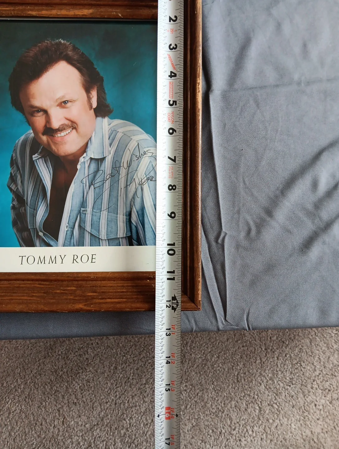 Tommy Roe 8 X 10 Signed Photograph Autograph Framed, image 4