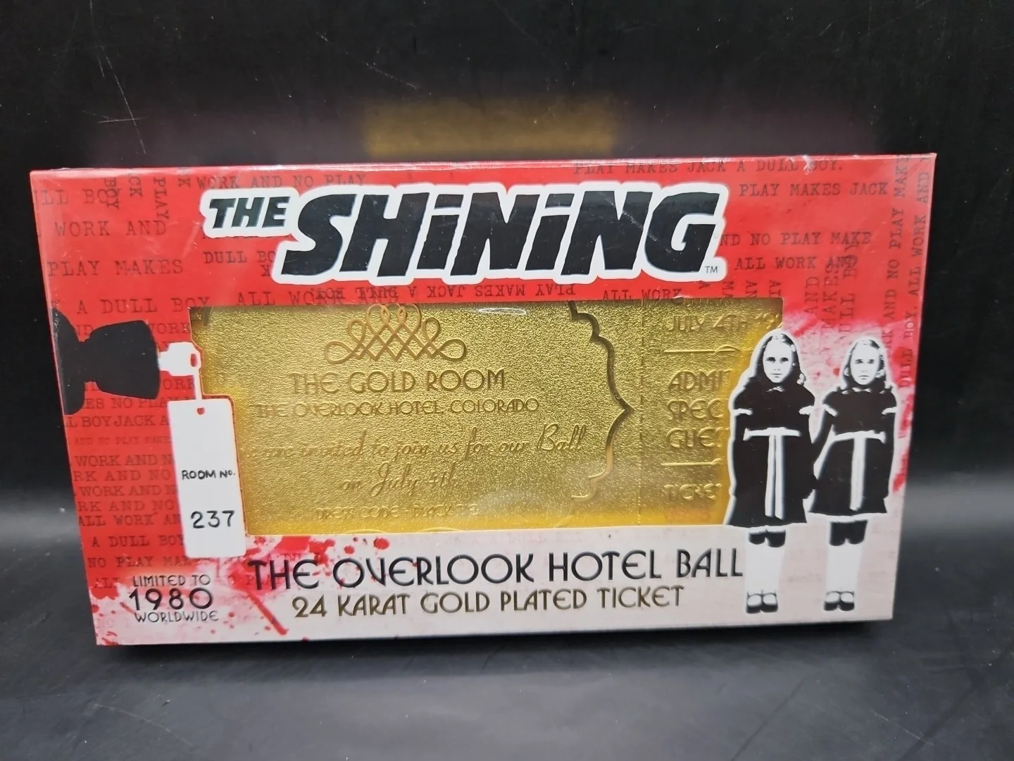 The Shining Limited Edition Gold The Overlook Hotel Ball Ticket - 1980 Worldwide, изображение 2