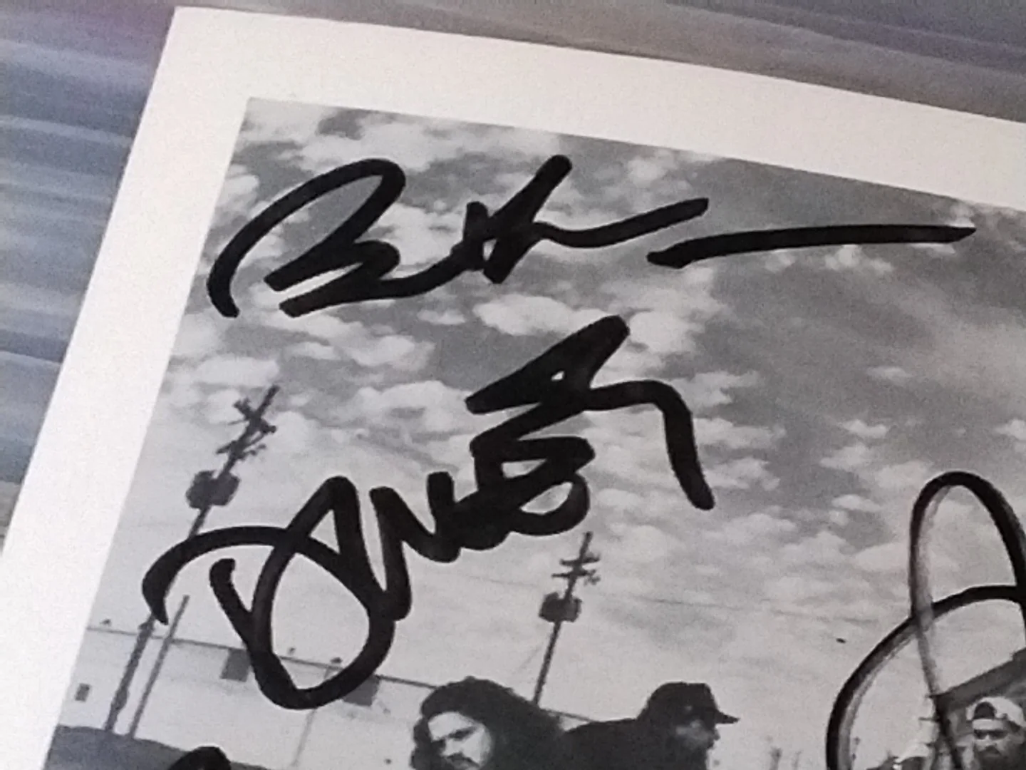 RARE ORIGINAL Pantera Band all 4 w/ Dimebag Darrell Photo Autographed 4x6 SIGNED, изображение 2