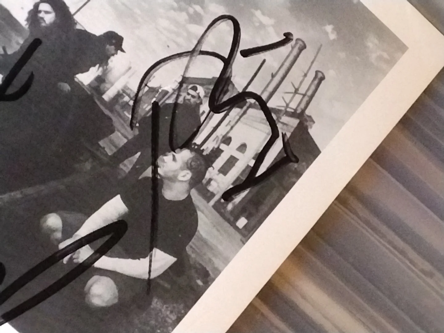 RARE ORIGINAL Pantera Band all 4 w/ Dimebag Darrell Photo Autographed 4x6 SIGNED, изображение 3