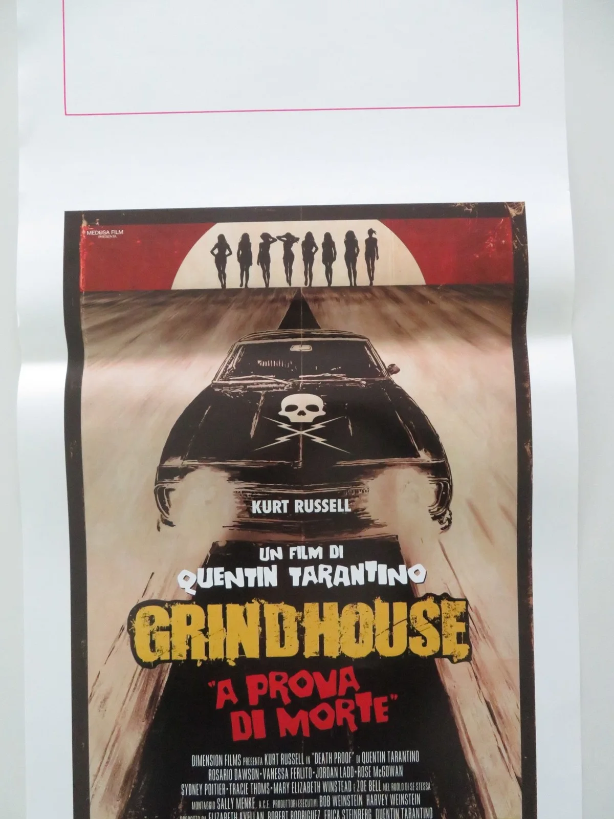 GRINDHOUSE ITALIAN LOCANDINA POSTER KURT RUSSELL QUENTIN TARANTINO 2007, изображение 3