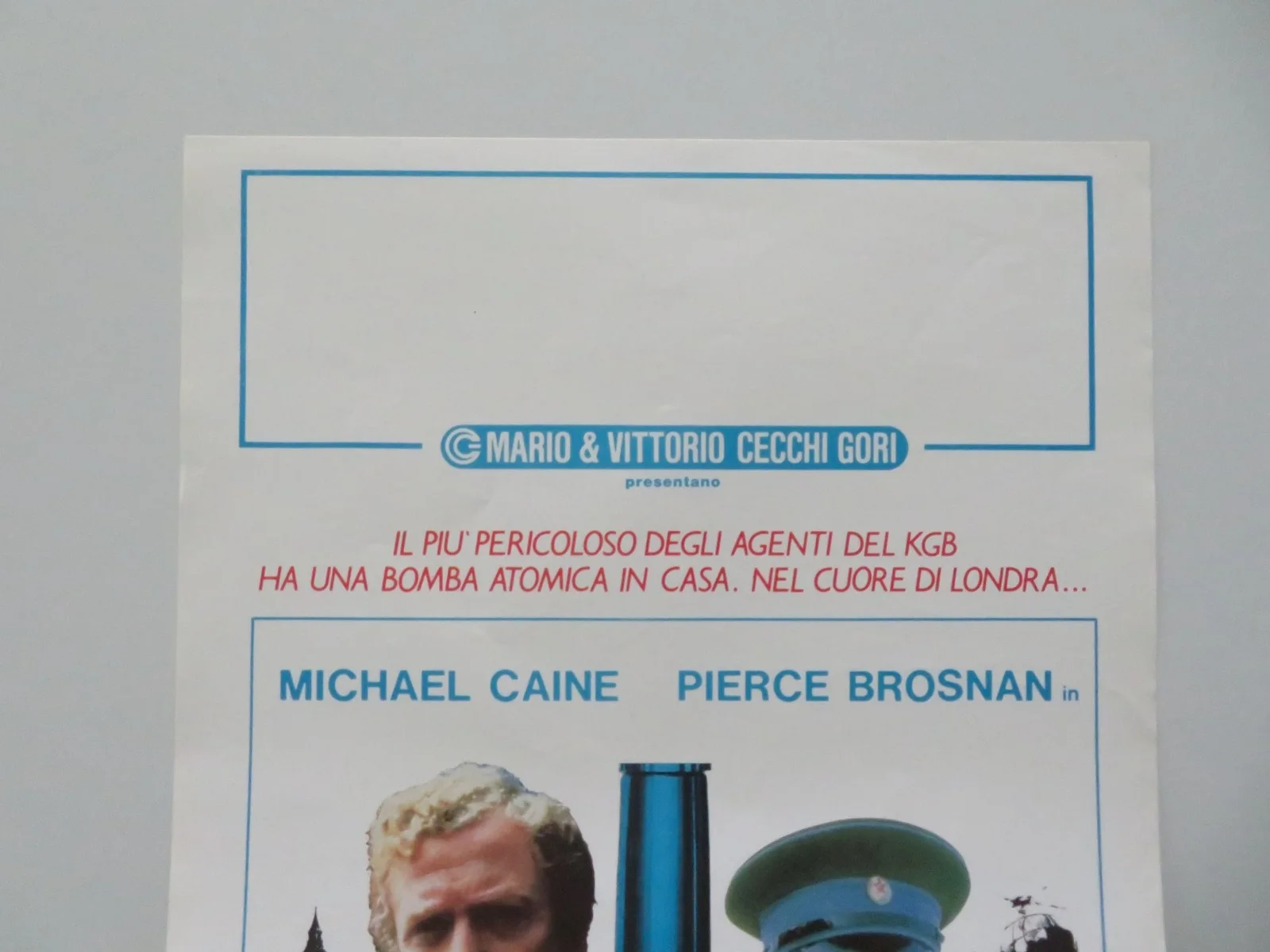 THE FOURTH PROTOCOL ITALIAN LOCANDINA POSTER MICHAEL CAINE PIERCE BROSNAN 1987, изображение 2